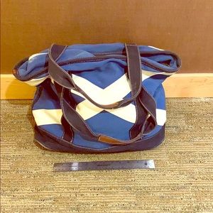 Rare J. Crew Oversized Tote Bag Scottish Flag